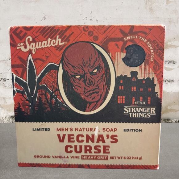 Dr. Squatch Other - Dr. Squatch Vecna's Curse Men's Natural Soap - Red